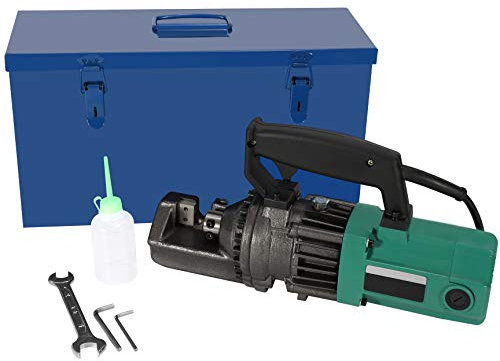 Bonvoisin QY-22, 4-22mm Elektrischer Hydraulischer Bewehrungsschneider 4.5s Schnittgeschwindigkeit Tragbare Bewehrungsabschneidemaschine 220V Elektro-Stahlseil-Schneidwerkzeug mit Ersatzklingen