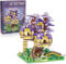 Auspcers Ideas Baumhaus Bausteine Set - 3308 Teile DIY Landschafts- und Architektur Modell - Bausatz für Kinder und Erwachsene