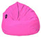 MILLINDABAG Kastanie Tropfenform Sitzsack für Kinder Jugendliche und Erwachsene Beanbag Kissen Indoor & Outdoor Gaminggeignet bereits gefüllt Sitzkissen Bodenkissen (Pink, XXL-Durchmesser 88 cm)