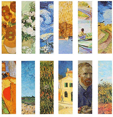 Tokastar Vintage Lesezeichen, 30 Stück (Van Gogh)