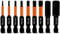 Meccion Sechskant Schraubendreher Bit Satz 50mm Länge 9 Stück H1,5-H10 Hex Magnetischer Schlagschrauber Bit Set, 1/4 Sechskantschaft