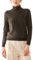 e-girl Pull Cachemire 95% Femme Col Roulé Marron foncé Solide Couleur Tricoté en Vrac Manches Longues Fin Pull en Cachemire et Laine,38,RMS3301