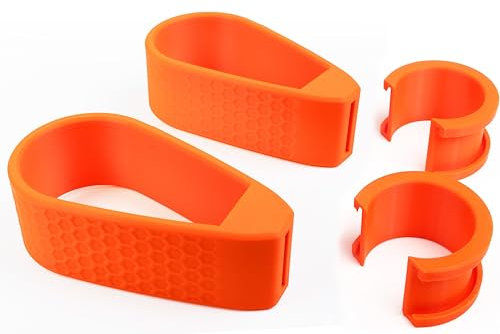 Ricreo Kit poignées pour Citroen AMI Opel Rocks, accessoires de porte Citroen Ami facilitent l'ouverture et la fermeture de la voiture, 4 pièces pour gardien de but (Large)