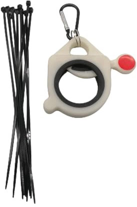 Einfach zu pflegen: Praktischer Kabelbinder-Organizer, Kabelaufbewahrungshalter, ordentlich und kompakt, geeignet für Zuhause, Büro, Kabelbinderhalter, verstellbarer Kabelbinder, kompakter