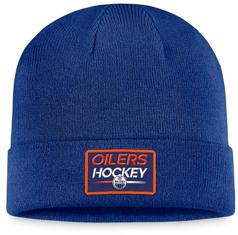Fanatics NHL Authentic Pro Prime Cuffed Knit Edmonton Oilers Beanie Mütze Wollmütze