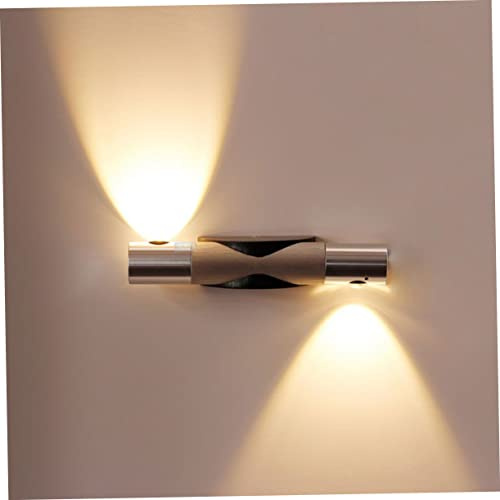 jojofuny 360-grad Wandleuchte Silber aus Aluminium Drehbare Wandleuchte für Innenbereich Stilvolle Wandlampe für Flur Schlafzimmer und Spiegel