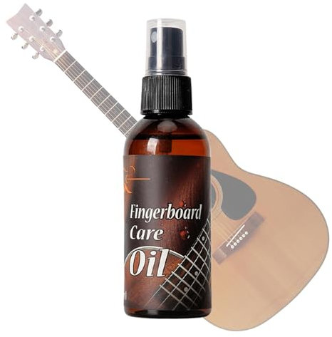 Olio di limone per chitarra, olio di limone per chitarra in legno - Condizionatore d'olio per tastiera | Detergente per corde per chitarra con smalto all'olio di limone da 80 ml per la pulizia della c