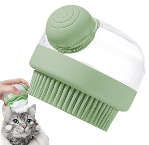 Hundebadeschrubber Shampoo-Dispenser Massage Reinigung Pflege Schrubben