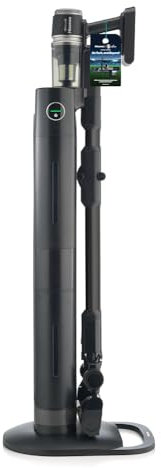 Aspirapolvere 2in1 HVC676451DA Senza Sacco, Ricaricabile, Tecnologia Li-Ion Batteria Lunga Durata, Inverter Tech, Aspirazione Potente, Display Led, Tubo Pieghevole