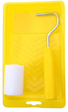 Duyeuau Kleines Farbroller-Set, 5,1 cm, Farbwalze, Farbwanne, Walzen zum Bemalen von Wänden, Decken, Ecken