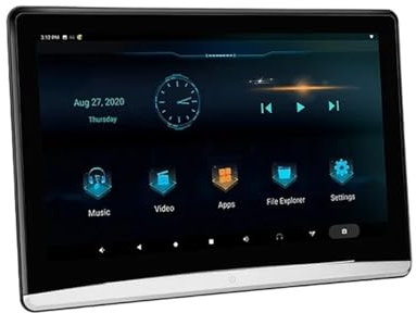 IUBGFTO 13.3 Inch Headrest TV 4K Car Monitor Multifunction Tablet Touch Screen WiFi/Bluetooth/USB/SD/HDMI In Out FM (11.3 in 2g 16g 2)