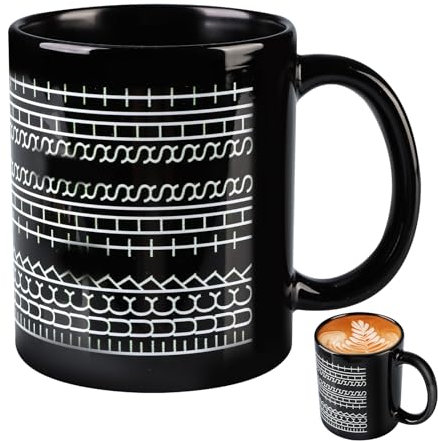 Funny Coffee Mugs with a Hidden Message, Perfect for Birthday Presents Gifts - 11oz Novelty Tea Cups for Work Company Business, Coworkers, Friends, Family (Black)