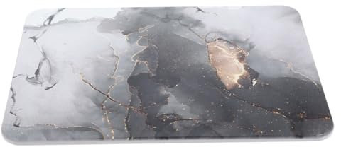 Alipis Multifunktionale Küchenmatte aus Diatomit Schnelltrocknende Abtropfmatte für Geschirr Rutschfeste Unterlage für Küchenarbeitsplatten Wasserabsorbierende Matte für Geschirr Besteck