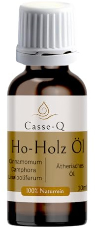 Casse-Q Ho-Holz Öl 100% naturrein (Cinnamomum camphora ct. linalool) 50 ml – Ätherisches Öl für Aromatherapie, Entspannung & floral-holzigen Duft
