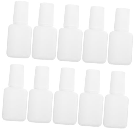 SAFIGLE 22pièces Flacon Huile Pour Cuticules Et Vernis à Ongles Vides Pots De Vernis à Ongles Avec Bouchon Pinceau Pour Application Facile