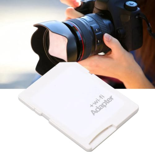VBESTLIFE TF-auf-SD-Karte, WLAN-Adapter für Kamerafotos auf Handys, Tablets, Anschluss von Bis zu 3 Geräten, WLAN-SD-Adapter für OS und Android