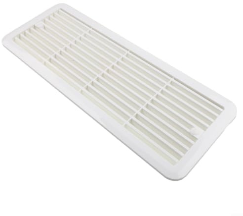 Rejilla de montaje de ventilación para nevera Thetford 62445480 diseñada para refrigeradores de autocaravanas y autocaravanas para mejorar la eficiencia de refrigeración (blanco)