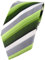 TigerTie Designer Krawatte in grün dunkelgrün grau weiss gestreift - Tie Binder