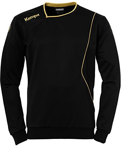 Kempa Herren Curve Training Top, schwarz/Gold, XL