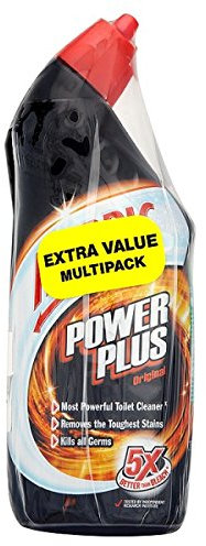 Harpic Powerplus Toilet Cleaning Gel, Original Scent, Pack 3 x 750 ml, Removes Limescale, Kills 99.9% of Bacteria, Powerful Deep Clean Toilet Cleaner, toilet freshener