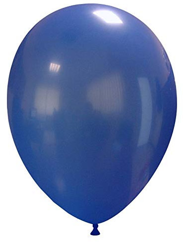 Event Kauf 25-1000 STK. Luftballons Metallic/Standard, Ø ca. 27 cm, Helium (25 Stück, Standard Nr.46: Dunkelblau)