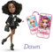 BANDAI – #SnapStar – Ankleidepuppe 23 cm – Dawn – personalisierbare Puppe mit Perücke und kostenloser App, um deinen eigenen Stil zu kreieren & zu teilen