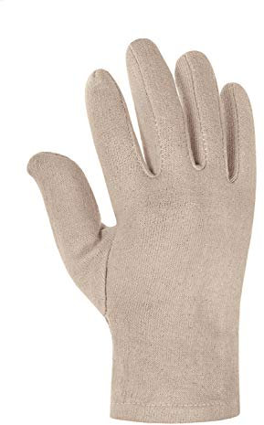 texxor 600 Stück Baumwolljersey-Handschuhe 1580, mittelschwer, weiß, 10/XL, Karton, Baumwollhandschuhe, Arbeitshandschuhe, Schutzhandschuhe