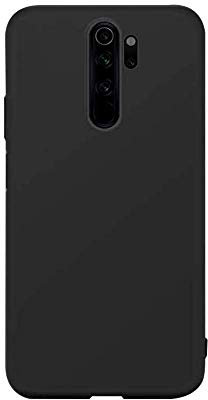 cuzz Funda para Xiaomi Redmi Note 8 Pro+(Protector de Pantalla de Vidrio Templado) Carcasa Silicona Suave Gel Rasguño y Resistente Teléfono Móvil Cover-Negro