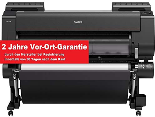 CANON ImagePROGRAF PRO-4100 – 44 Zoll Großformatdrucker – Farbe – Tintenstrahldrucker – Rolle (111,8 cm) – Kapazität: 2 Rollen – USB 2.0, Gigabit LAN, WLAN (n), USB-Host