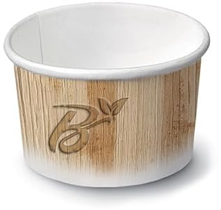 Sdg Pot de Glace en Carton Recyclable Nature 520 ml Lot de 1140