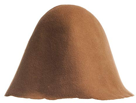 Wollfilz-Körperkegel, Farben für Huthaube (Kamel), camel, Einheitsgröße