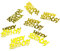 Sepkina Happy Birthday Geburtstag Tischdeko Streudeko Konfetti (Happy-Birthday-Gold, 200)