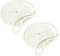 FreeTec 2 piezas de cuerda para barco de nailon con ojo, 12 mm de diámetro, 4,5 m de largo, color blanco