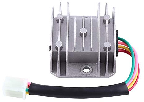 4 Drähte 12V 4-poliger Spannungsregler-Gleichrichter für 50ccm 70ccm 90ccm 110ccm 125ccm ATV-Roller Go Karts Quad 4 Wheeler Moped Dune Sandrail Roketa Taotao