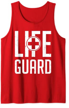 Lifeguard Rettung Geschenke eleventeez Herren Tank Top Rot S Rotes Kreuz fr Lebensretter