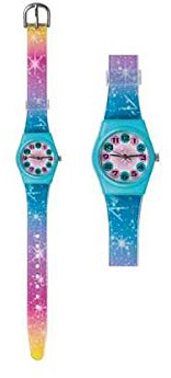 bbKlostermann Kinderuhr, PVC Sterne Mulitcolor