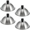 bremermann Burgerhauben-Set // je 16 cm // Grillhaube Schmelzglocke Burger-Cover // Edelstahl (Edelstahl, 4er)