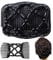 LIUJZZJ Perlen Haarkämme Magie Elastische Haarspangen Doppel Dehnbar Kamm Afrikanische Haarklammer Hair Comb Schmuck Steckkamm Holz Hairclips