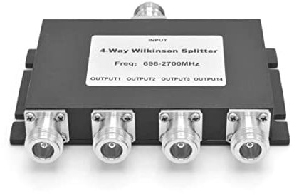 4 Way Splitter N Buchse 50 Ohm RANGEFUL WS4W Cellular Signal Splitter für LTE CDMA GSM 3G 4G 5G Signale 698~2700MHz für Mobile Signal Verstärker Repeater