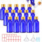 ToKinCen 16 Stück Pipettenflasche 30ML Blauglasflasche Pipette Bottles Glass Apothekerglas Tropfflasche with Dropper Pipette for Essential Oils, Perfume Oils, Liquid Dyes Aromatherapy Blends