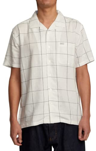 RVCA Herren-Top mit lockerer Passform, Nat rlich, Klein