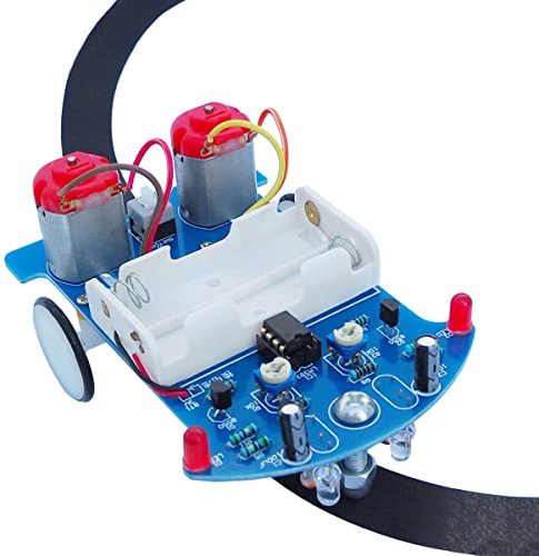 PZMYJB Soldering Project Kit Soldering Learning Practice Electronic Kit Smart Car for School Electronic Training Great Fun Gift for Electronics Hobbyists and Trainers