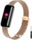 SABSEN Ersatzarmband für Fitbit Luxe Armband für Damen/Herren, Fitbit Luxe Ersatz Edelstahl Metall Armband Kompatibel mit Fitbit Luxe Armband (Roségold)