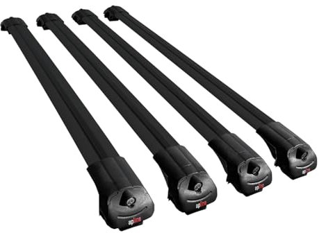 Kompatibel mit FIAT Ducato 2007-2023 Relingträger ACE-1 Dachträger 4 Bars Gepackträger SCHWARZ