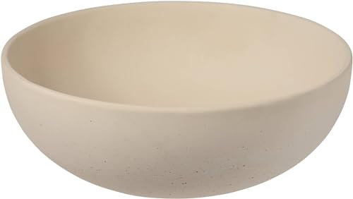 Ben Elina Aufsatzwaschbecken Waschbecken für Gäste WC Waschplätze in Beton Waschschale für Badezimmer Waschtisch in Beige