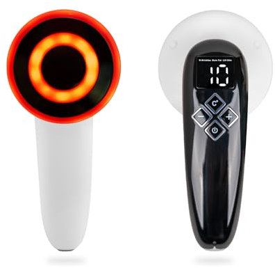 VRAIKO GINO - Masajeador de celulitis portátil por ultrasonidos 4 en 1 para moldear el abdomen, cintura, brazos, piernas y caderas