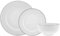 Karaca Lea set de vaisselle pour 6 personnes, set de vaisselle en porcelaine de 18 pièces au design élégant, assiettes, tasses, bols, parfait pour une table bien garnie et des occasions spéciales