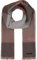 bugatti Herren-Schal mit Blockkaro - 45 x 190 cm - leichter Schal mit Leinenanteil für Frühling und Sommer Grau