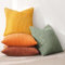 MIULEE 4er Set Kordsamt Kissenbezüge Kissenbezug Dekorative Kissenhülle Moderne Sofakissen Kissen Zierkissen Couchkissen für Sofa Dekokissen Wohnzimmer Schlafzimmer 40x40 cm Orange Grün Serie