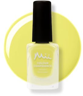 Mii Colour Confidence Quick Dry Nail Polish | Long Lasting Nail Polish & Fast Drying Nail Polish | Nail Strengthening Polish with Nourishing Formula | 14ml Nail Paint | Bee A Keeper, Yellow